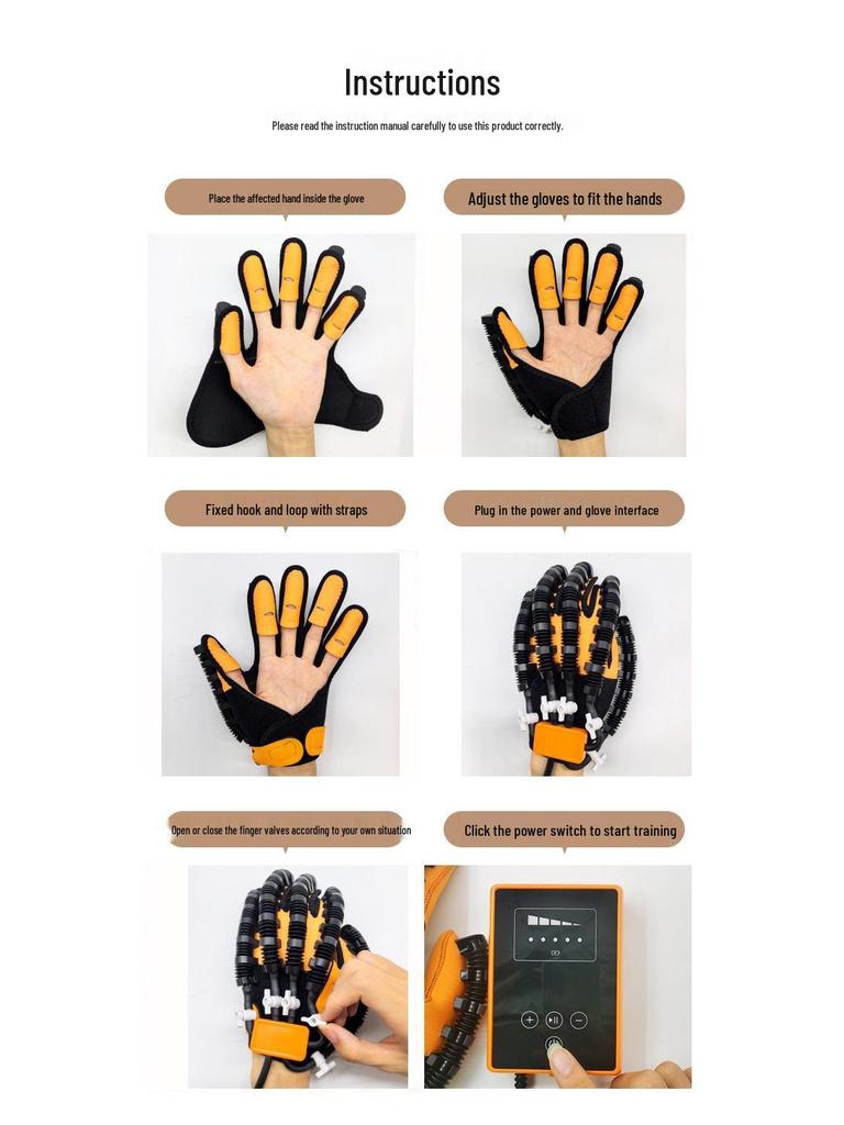 Portable Wireless Rehabilitation Gloves and Hand Massager for Stroke Recovery