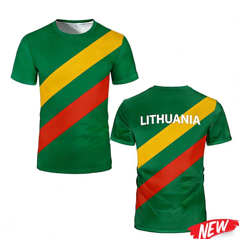

Men s T Shirt 3D Printing Football Jersey Short Sleeve Sports Oversized Round Neck Tee Shirts 6XL
