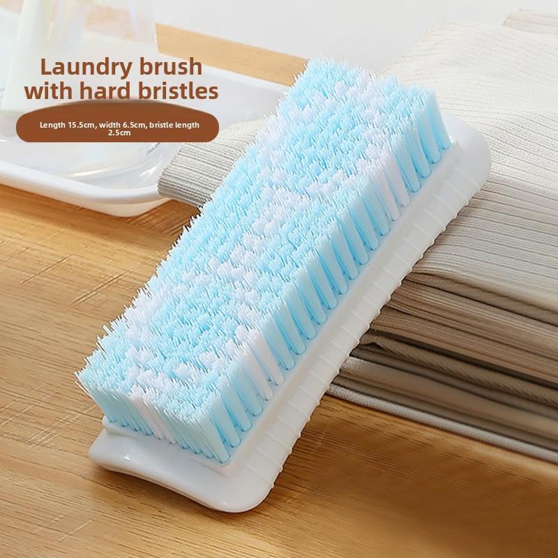 Hard Bristle Nylon Brush, Cleaning and Laundry Brush, Non-damaging Clothes Brush, Laundry and Shoe Cleaning Brush