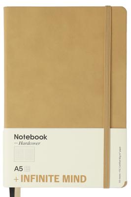 INFINITE MIND Hardcover A5 PU Leather Expand Your Improve Your Mind Through Stylish School Stationery PU 5mm Notebook, Imagination, Writing, Journal,