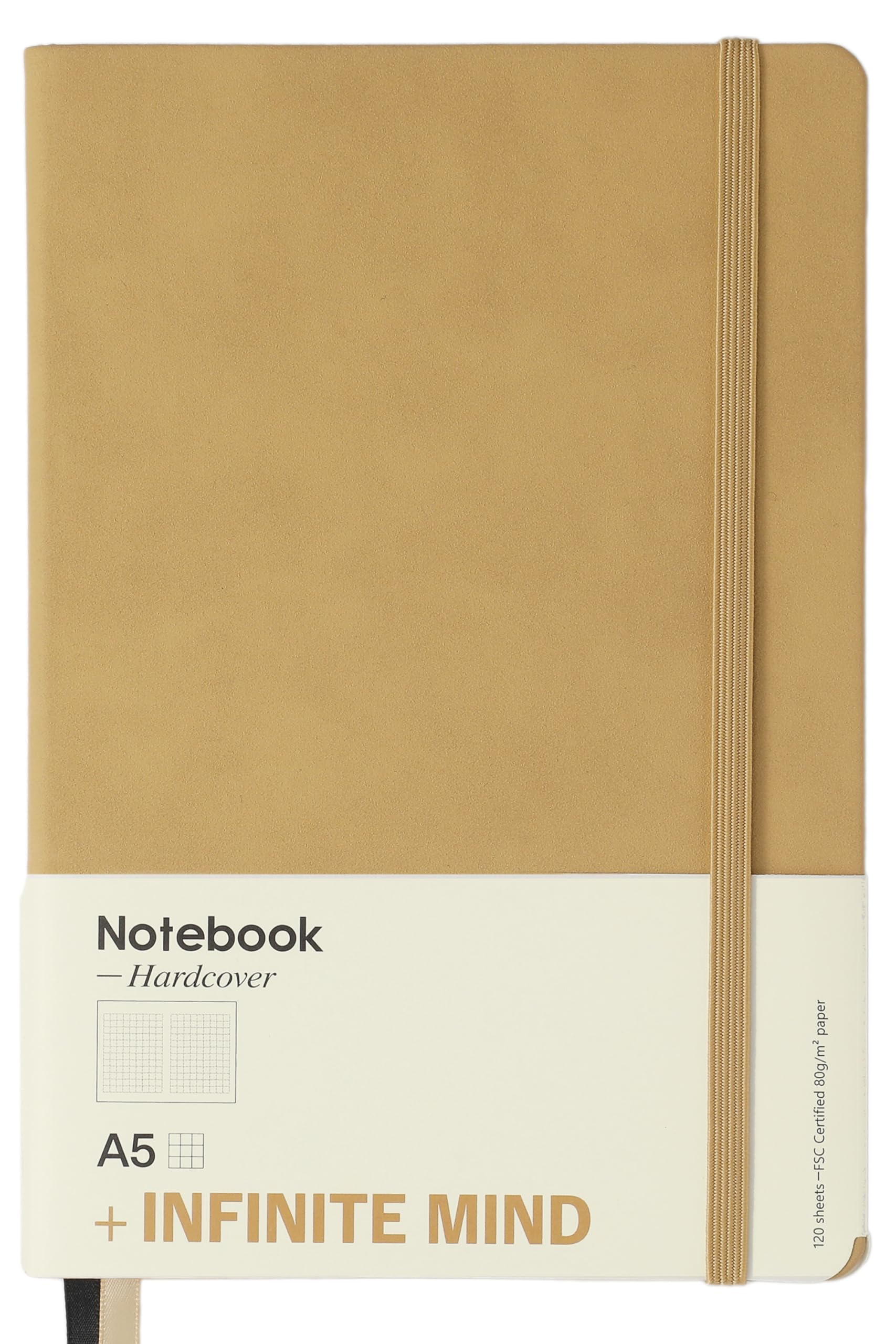 

INFINITE MIND Hardcover A5 PU Leather Expand Your Improve Your Mind Through Stylish School Stationery PU 5mm Notebook, Imagination, Writing, Journal,