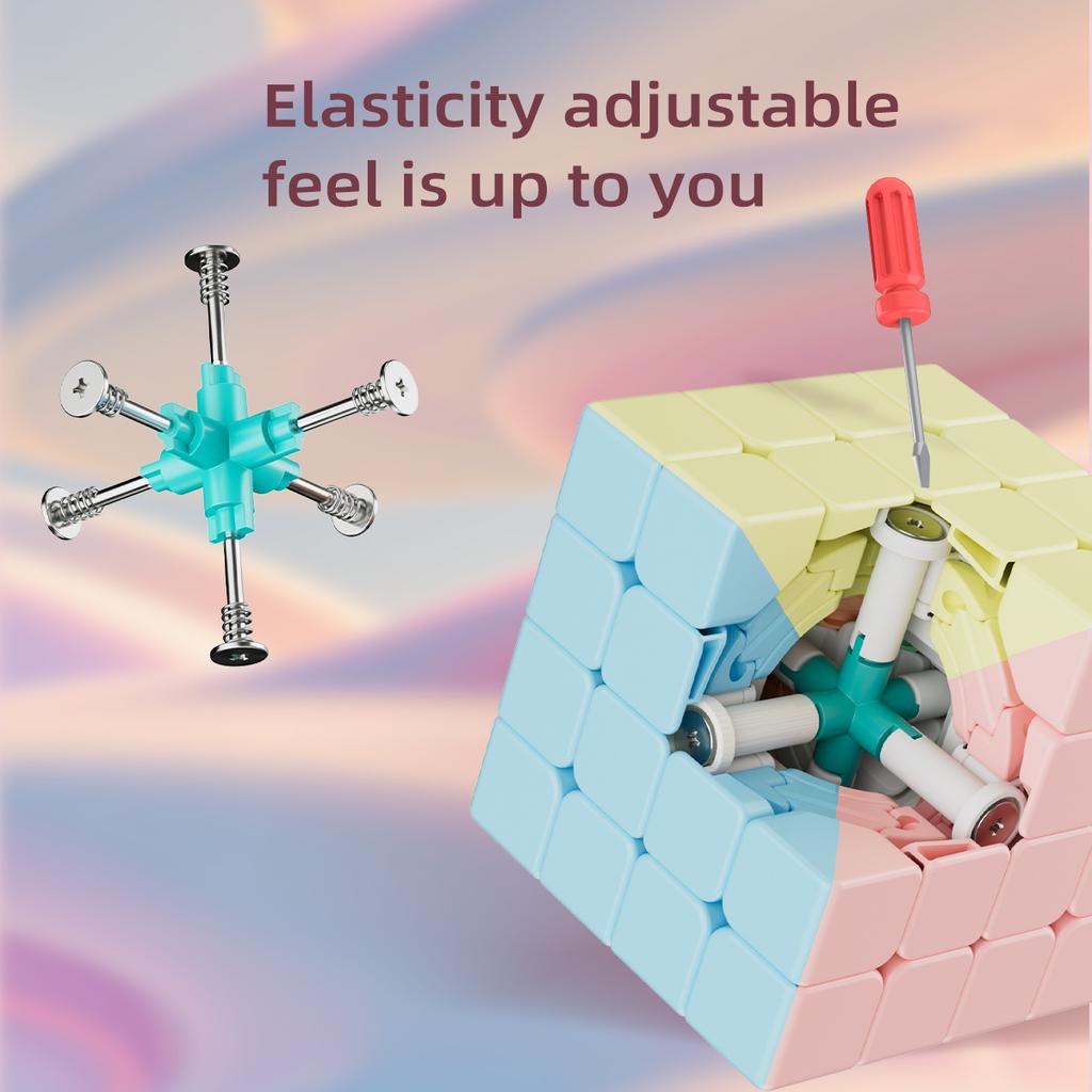 Non-Toxic Yongjun Guanlong Macaron Series Third-Order Rubik'S Cube Second-Order Fourth-Order Pyramid Kidsren'S Educational Toy For Beginners