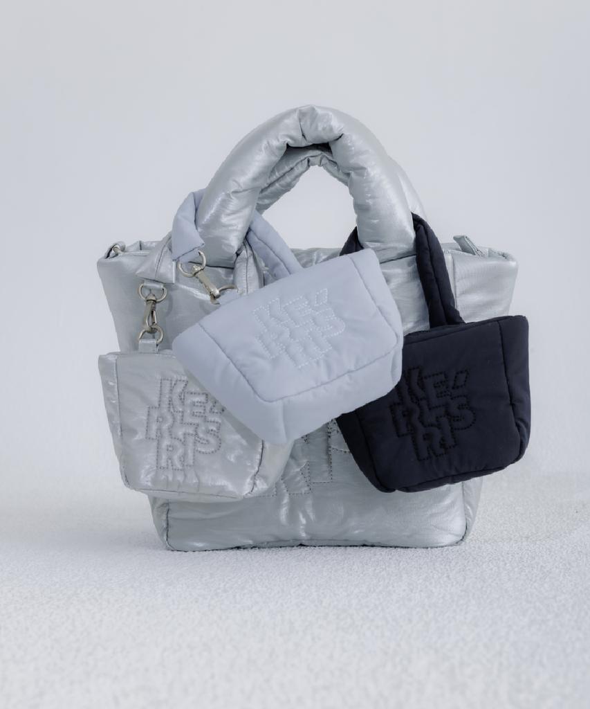 Kerris Moment Mini Padded Mini Tote Bag – Black