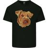 An Airedale Terrier Waterside Bingley Dog Mens Light Cotton T-Shirt