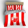 Red stripes, FK star emblem. Bedding sets Duvet cover sets Duvet covers Pillowcases(1 * Duvet Cover 2 * Pillowcases without duvet insert)