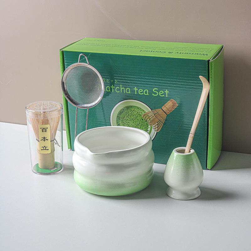 

1-7 шт. Японский набор для матча с керамической чашей, бамбуковым венчиком для матча и ложкой для чая, инструменты и аксессуары для самостоятельного приготовления чая