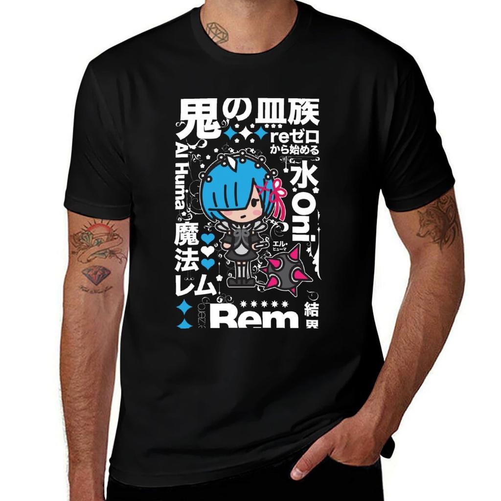 Rem Rezero Tshirt Antiwrinkle Short Sleeve Tshirt
