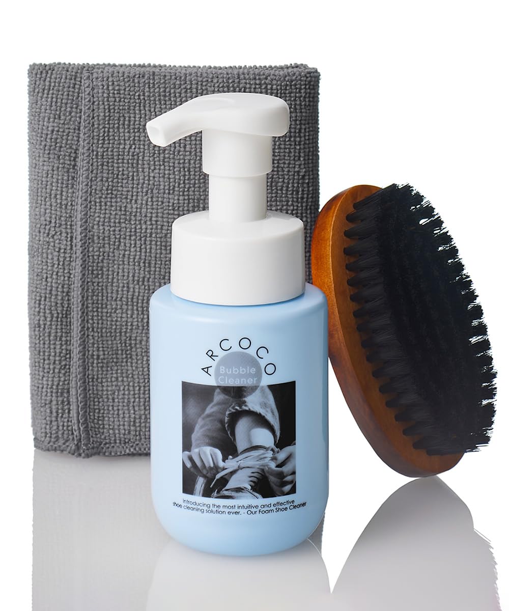 [PIBU] ARCOCO Shoe Cleaner 1 bottle + Brush + Cloth Set [Shoe cleaner, shoe deodorizer, shoe disinfectant]