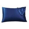 1PCS Queen Satin Silk Pillowcase Pillow Case Cover Home Bedding Smoothy Pillow Rectangle Bedding Pillow