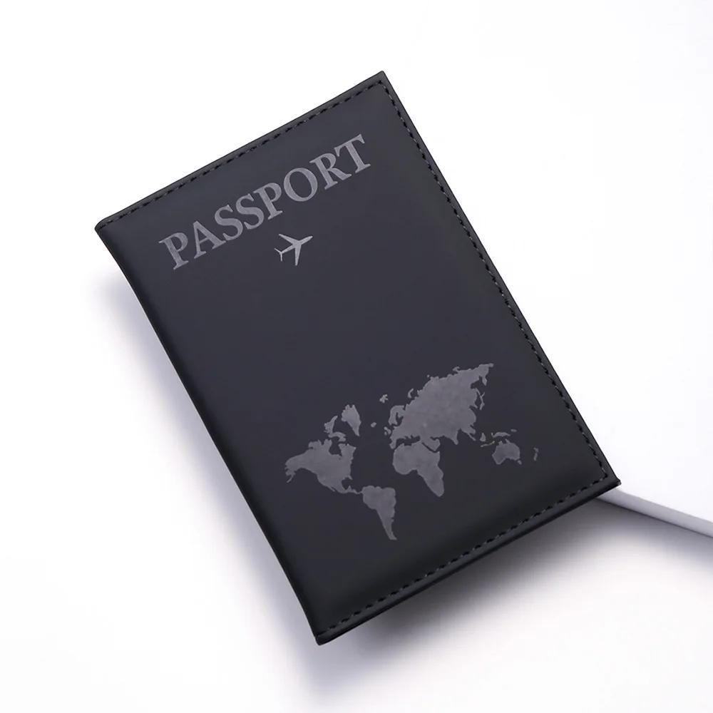 Vintage RFID Passport Cover for Women & Men - Multi- PU Leather Wallet Case with ID/Bank Card Slots, Travel Accessory