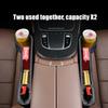 Car Seat Gap Leak-proof Storage Plug Strip Car Seat Gap Water Cup Storage 2 Slot Organizer Interior Decoration Accessories