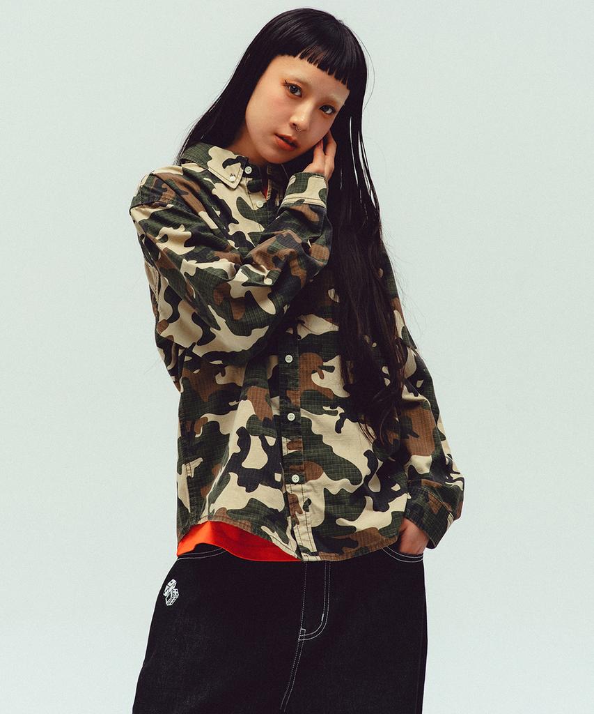 WKNDRS Vintage Washed Shirt (Camo)