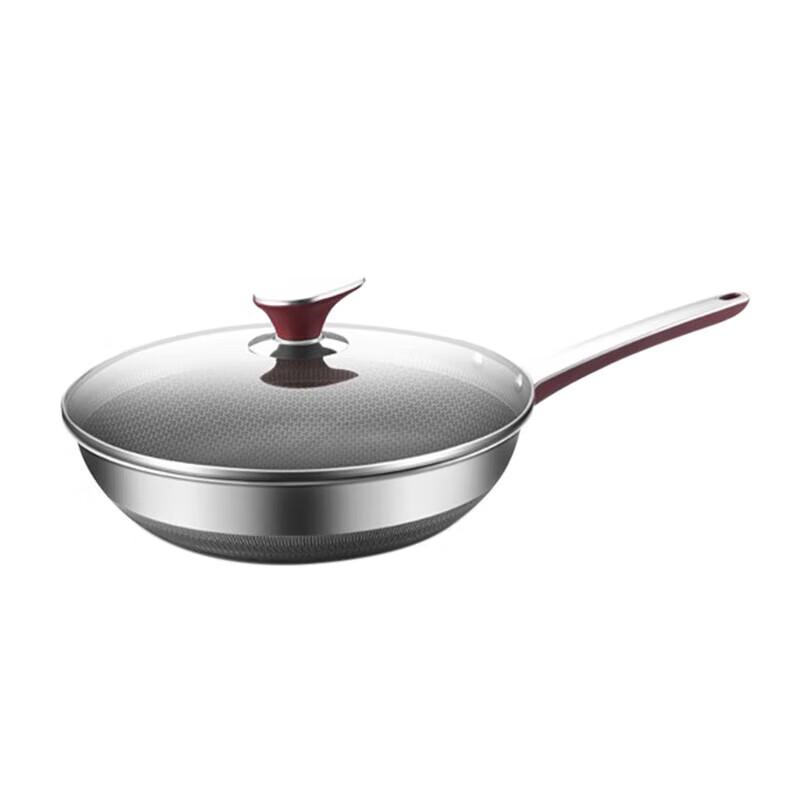Kangbahe Shimanny 316 Stainless Steel Honeycomb Non-stick Wok