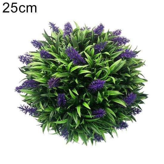 20/25cm Artificial Plastic Lavender Flower Ball Garden Wedding Ceremony Decor