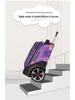Vistar Climbing-Stairs Water-Resistant Trolley Backpack with Large Wheels & Capacity for Students