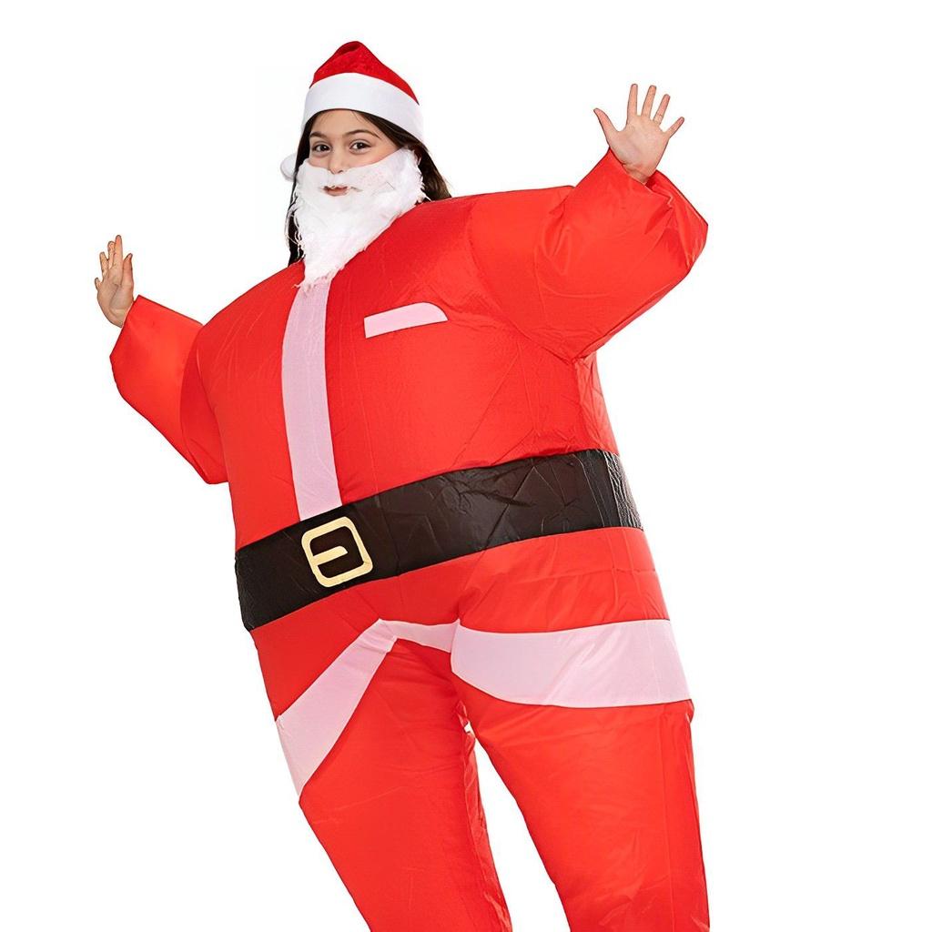 Premium Quality Christmas Inflatable Santa Suit For Party Cosplay