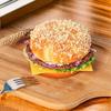 Soft PU Artificial Hamburger Simulation Food Simulation Model Beef Burger Model  Kitchen