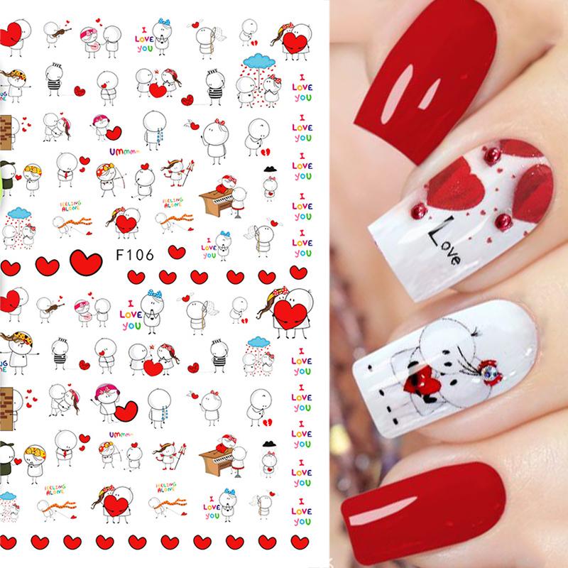 1PCS Sakura Nail Stickers Dandelion Nail Art Decoration Nail Decals Tulip Self-adhesive Flowers Stickers Press On Nails Stickers
