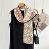 Mulberry Silk Silk Scarf Spring and Summer Long Double-layer Double-sided Temperament Gentle Silk Scarf Thin and Narrow Long Scarf Streamer