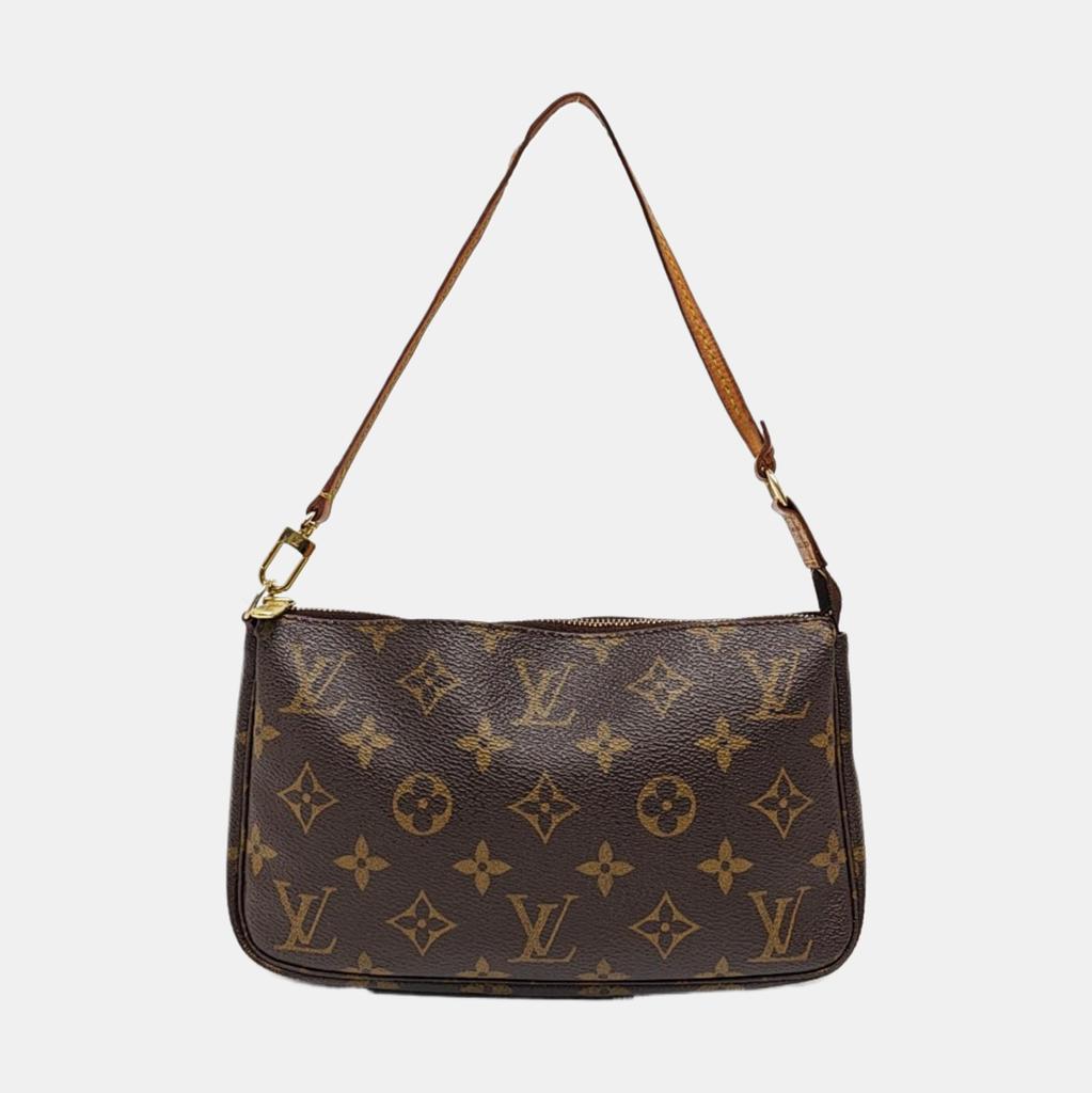 [Použitá] Pochette Monogram s uzavíráním na zip PVC Kabelka - Dobrý stav #113GIH9
