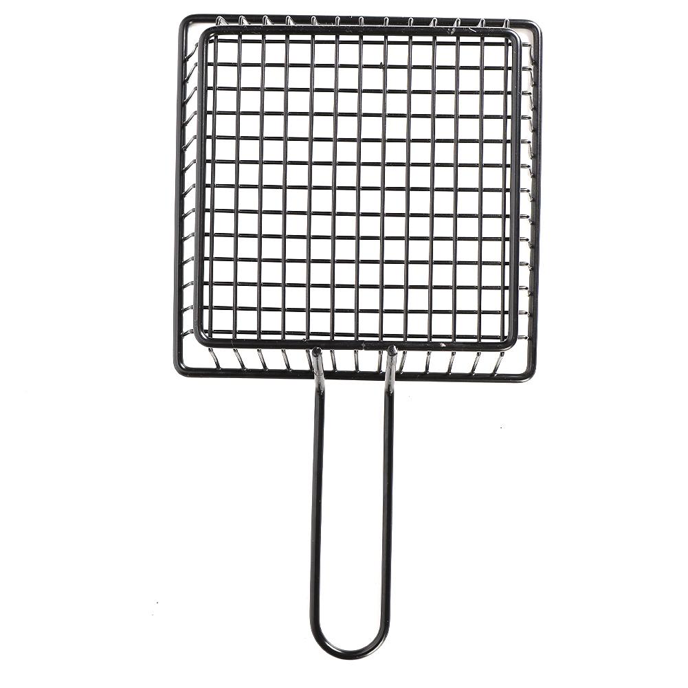 4PC Stainless Steel Frying Basket Multifunctional Mini French Fries Frying Basket Creative Square Oil Separated Frying Basket