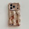 3D Bubble Wave Pattern Phone Case For iPhone 17 16 15 14 13 12 11 Pro Max 17Air Electroplated Soft Shockproof Back Cover