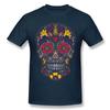 Day Of The Dead Sugar SkullAnime Clothes Design Halloween Trick-or-treating Cotton Unisex T-Shirt