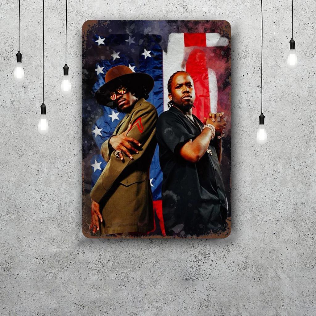 Outkast stankonia Metalowe Znaki dekoracja ścienna Vintage Blaszane Znaki Kapitan Metalowy Plakat Dekoracja do Baru Pubu Klubu Dekoracja Ścienna