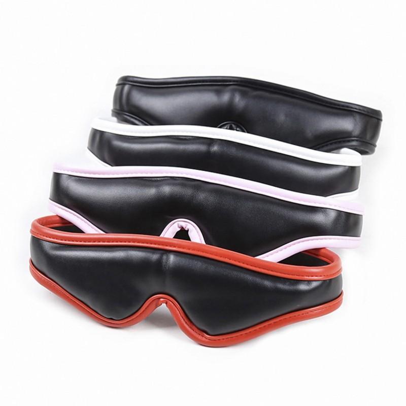Black Sponge Eye Mask Foreign Trade Hot Sex Game Props Black Red Sleep Mask Adult Supplies Sex Toys for Man Woman Sex