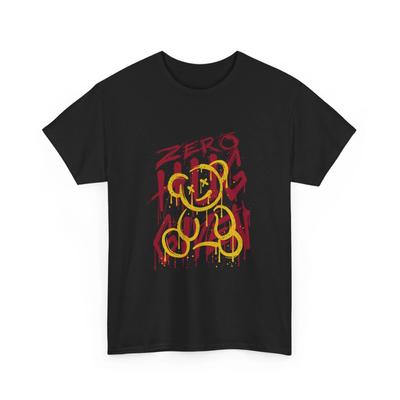 Zero Hug Given Dripping Teddy Tee | Streetwear Punk Bear Design, Cool T-Shirt
