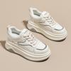 Women's Sneakers Shoe Thick-soled Comfortable Flat Casual Shoes Women Plus Size Spring and Autumn Reflective Strip Girl Shoes