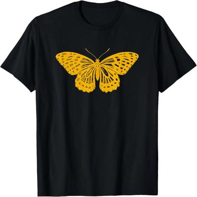Yellow Butterfly Inspirational T-Shirt For Nature Lovers