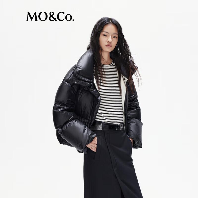 MO&Co. Goose Down Stand Collar Puffer Jacket