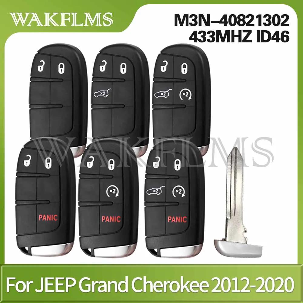M3N-40821302 For Jeep Grand Cherokee Smart Remote Car Key Fob 433MHz ID46 Chip 2014 2015 2016 2017 2018 2019 2020