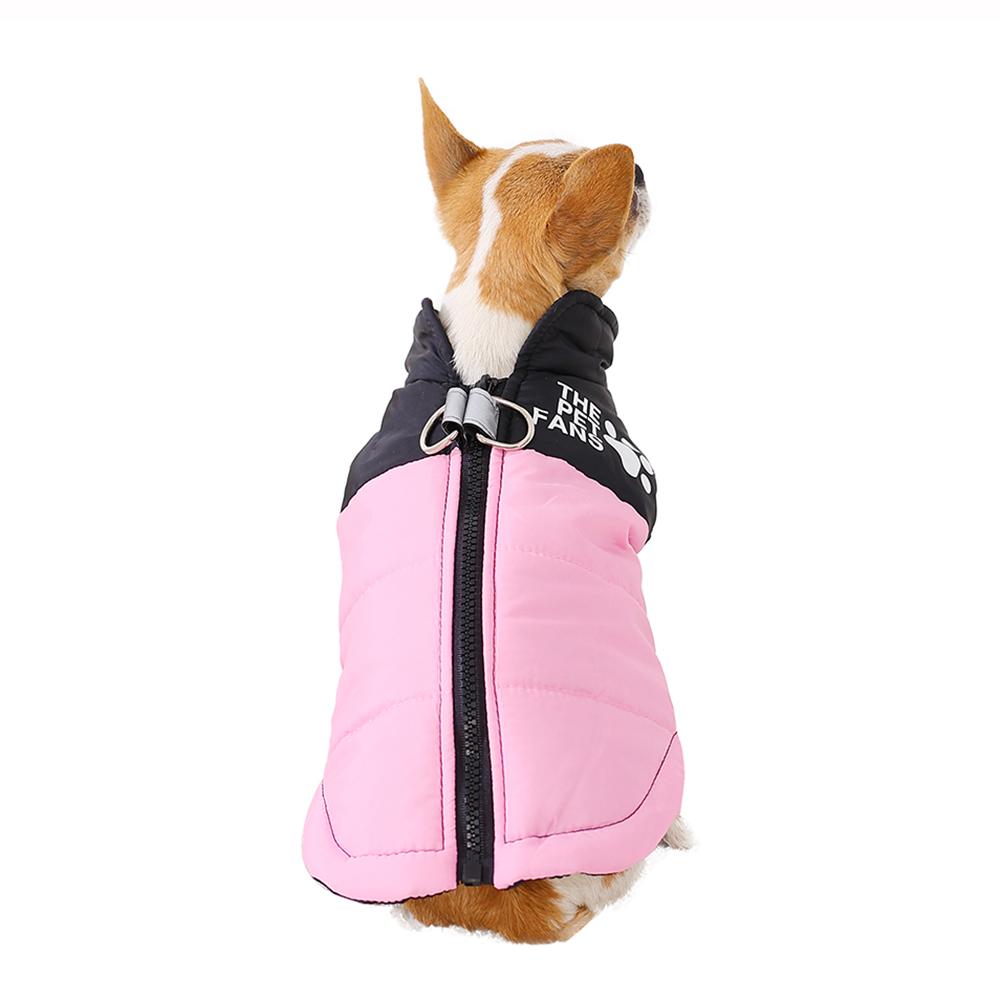 Warm Dog Coat for Small Medium Dogs Cat Autumn Winter Reflective Print Puppy Jacket Costume Chihuahua Pug Dachshund Pet Clothing