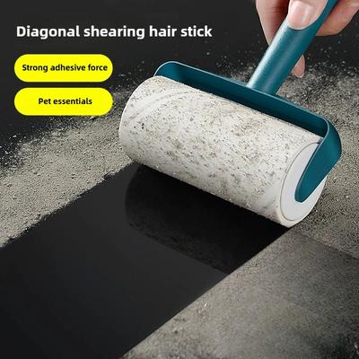1pc Pet Hair Remover Clothes Cleaning Brush Household Cleaning Tool New Tearable Roll Paper Sticky Roller Brush Plush Razor