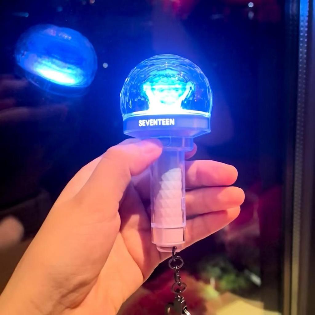 Seventeen 10th Anniversary Mini Lightstick Keychain - Carat Bong SVT Style