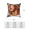 Straw Hat By Tamara De Lempicka Art Deco Throw Pillow Cover Throw Pillow Funny Pillowcover Home Decor