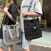 Hong Kong Style Locomotive ins Tide Cool Neutral Mesh Shoulder Bag Japanese and Korean Leisure Large Capacity Messenger Bag