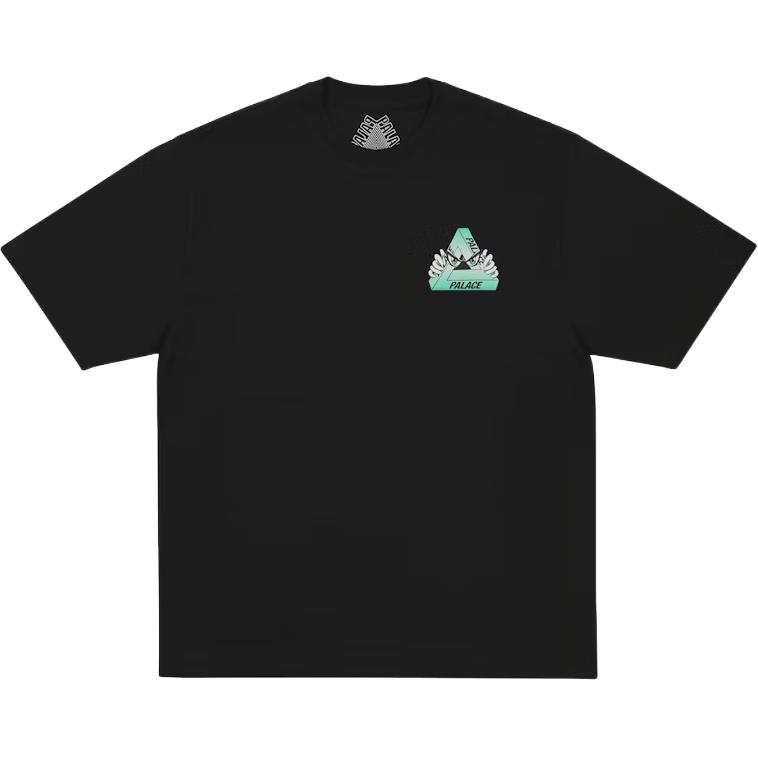 Palace Tri-Peek T-Shirt Black Unisex Tops P29TS156