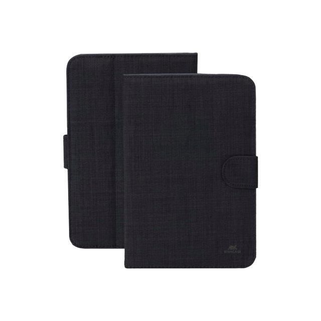 Protection à rabat pour tablette - Riva Case - Biscayne 3314 - Polyester - Noir - Mixte