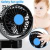 12/24V dvouhlavý nastavitelný větrný letní auto nákladní automobil s otočnou příchytkou chladicí ventilátor