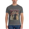 Vintage Majima Goro Unisex Tshirt Niche Simplicity Solid Colors Short Sleeve