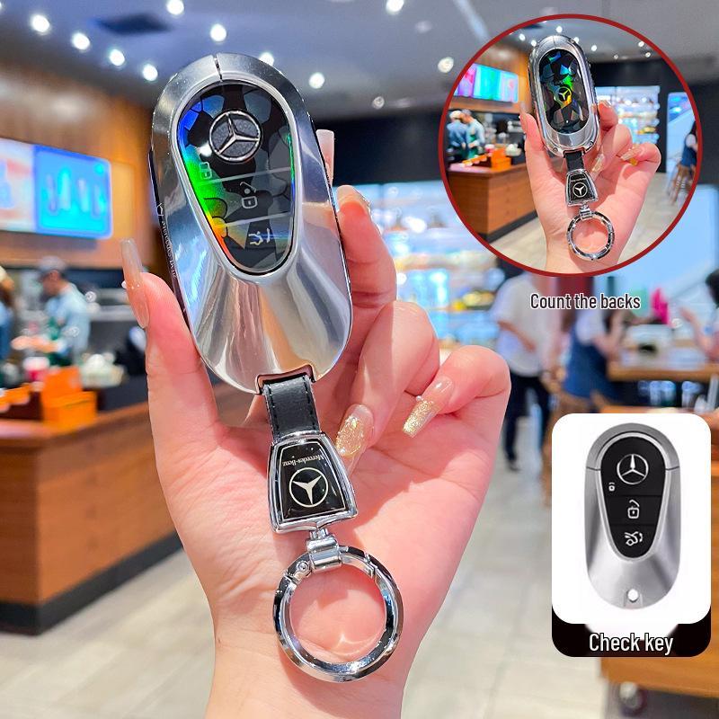 Husă cheie Mercedes-Benz pentru E-Class, C-Class, S-Class, GLB, GLC, GLE, GLA - Se potrivește E300L, C260L, A200L