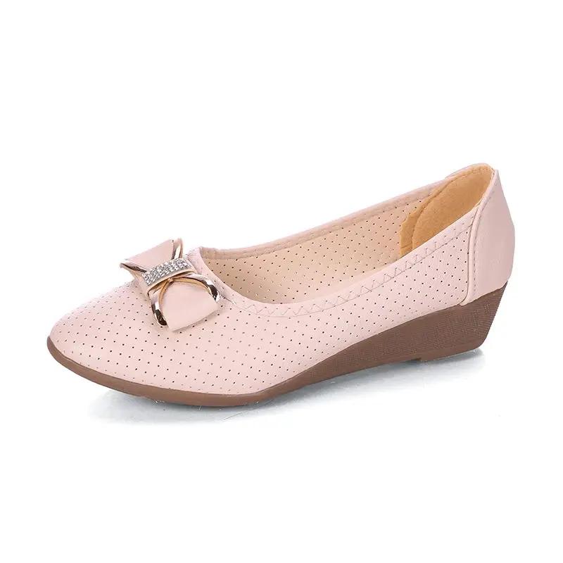 

Женские туфли-лодочки для женщин с круглым носком и бантом, на танкетке, на среднем каблуке, популярный тренд весны 2025 года, акция, шикарный острый носок, лето 40