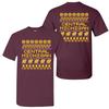 Central Michigan Chippewas Feiertags-Pullover-T-Shirt - Weinrot
