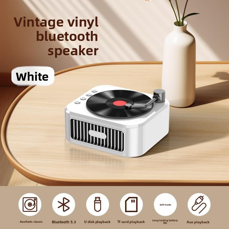 

Retro CD Player Bluetooth Speaker Children s Gift Karaoke Duet High Sound Quality with Microphone Stereo Portable