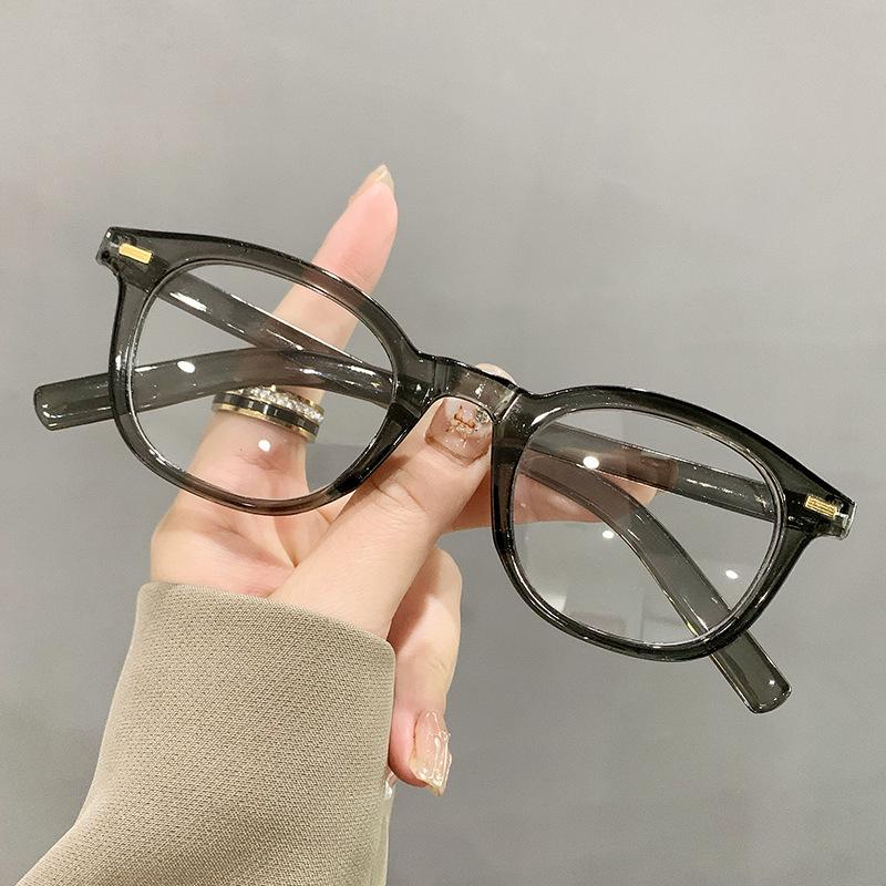 

HD Fashionable Anti-Blue Light Presbyopia Glasses for Middle-Aged & Elderly Men & Women, Ideal for Live Streaming & Business No Magnification, Anti-Blue Light