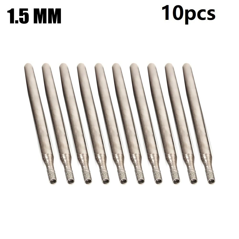 Drill Bit Bit Rotary Diamond Sleeve Shape 1-4mm 10Pcs