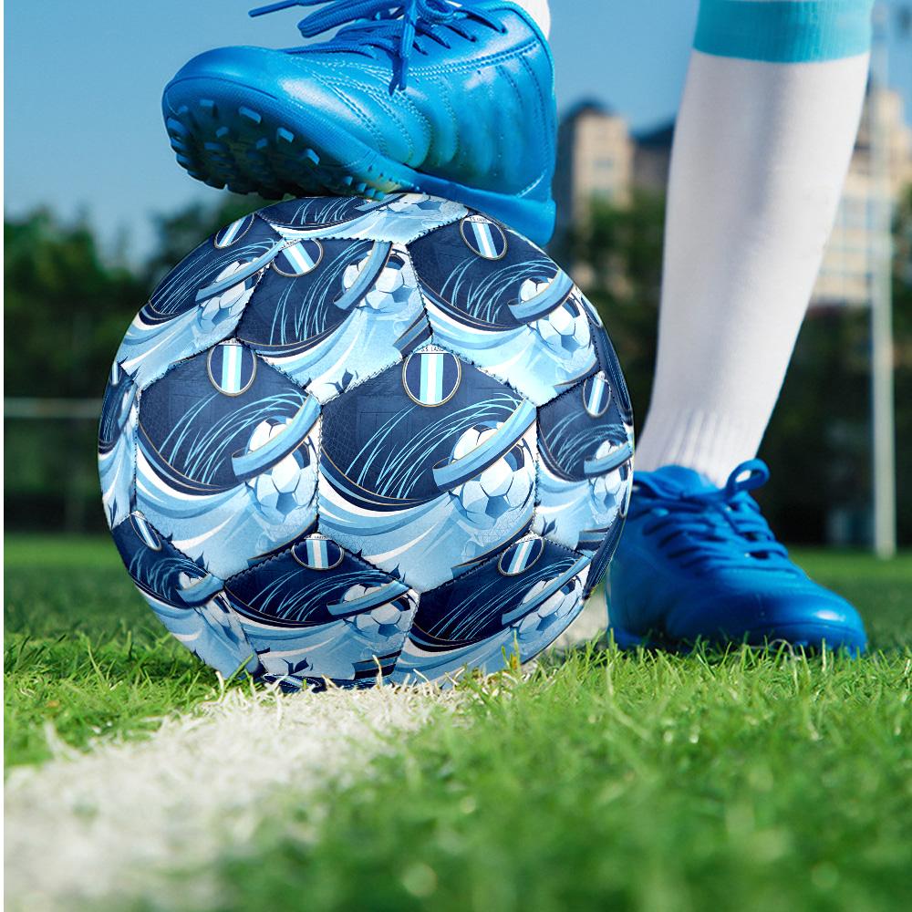 Pallone da Calcio Lazio FC Taglia 5 Standard Durevole per Allenamento Partita Sport all'Aperto per Adulti